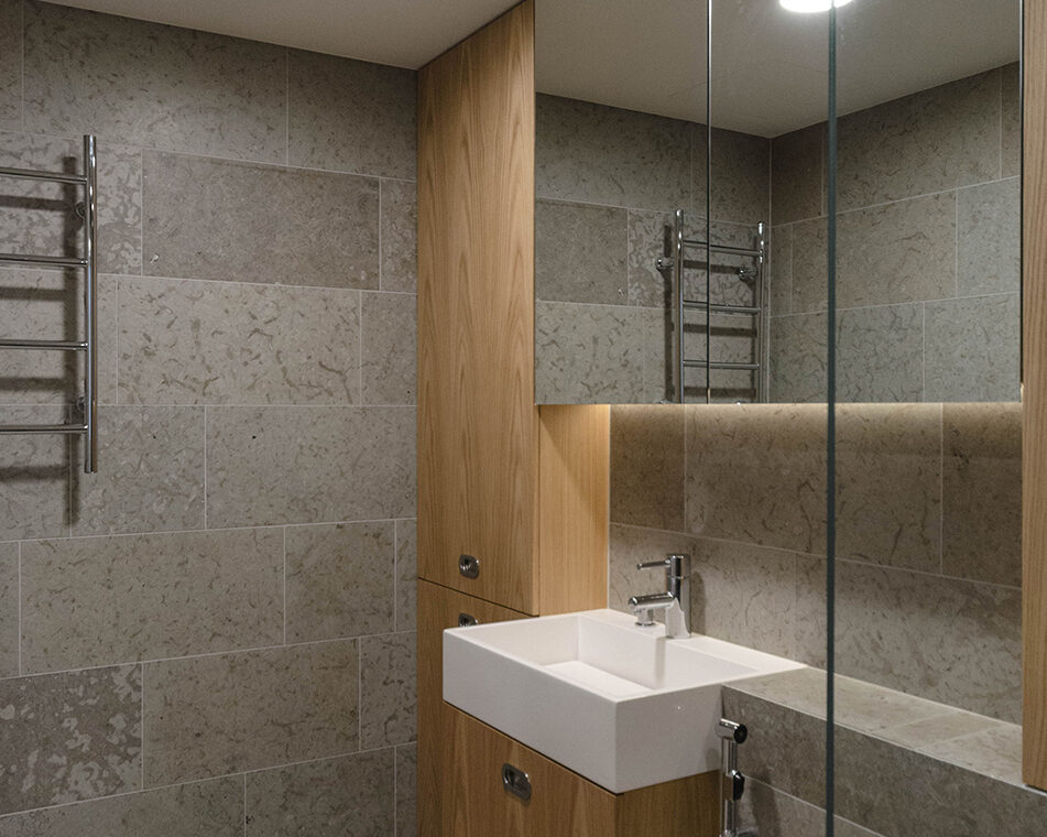 Arkkitehtitoimisto Tarmo Mustonen Oy Kylpyhuone sisustus