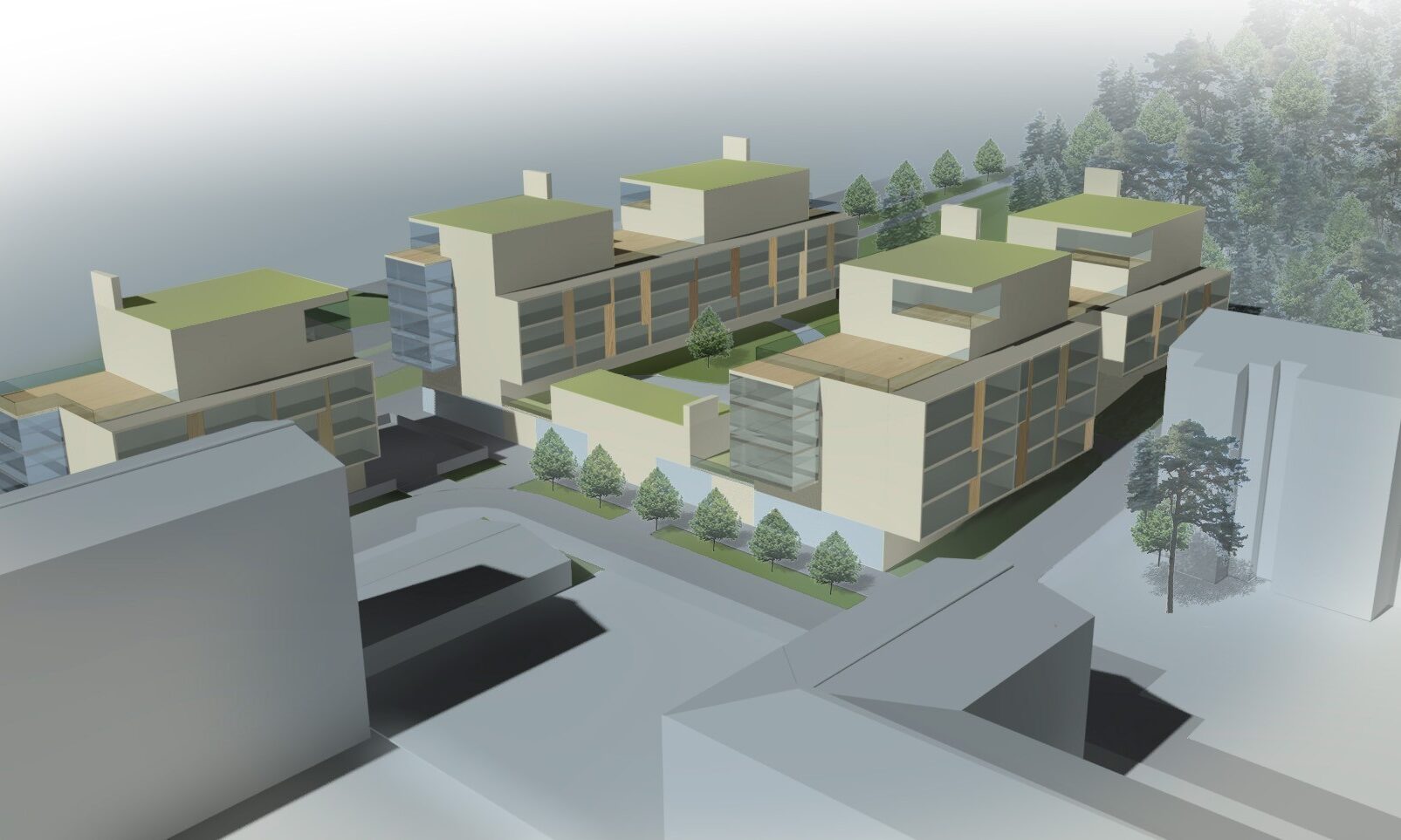 Fasaaninkatu 3D-havainnekuva Fasaaninkadun asemakaava Turku