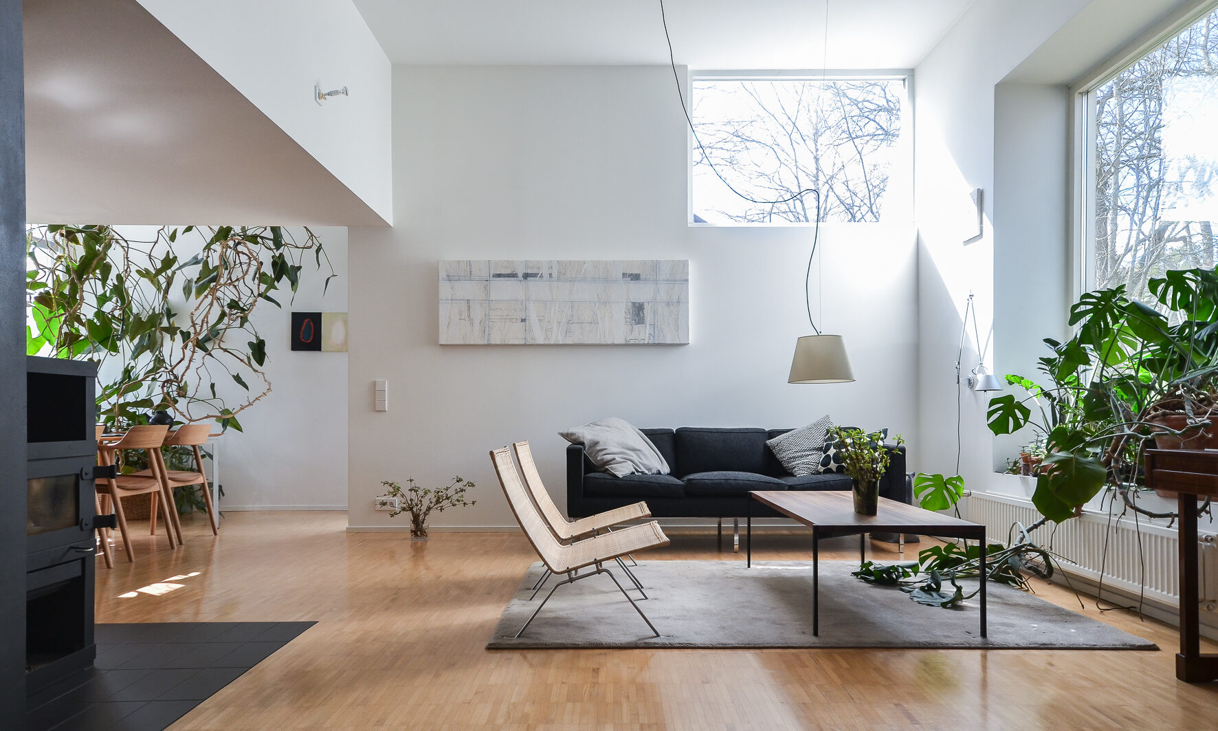 Villa Veronan olohuonenäkymä